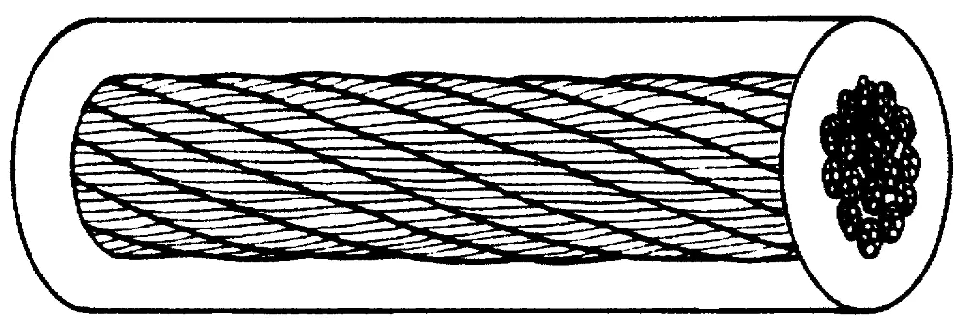 steel wire 42-strand galvanized/PVC Gunnebo Industrier
