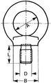 Lifting eye with pin Gunnebo Industrier