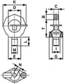 Lifting eye with pin VRS-F RUD
