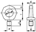 Lifting eye with pin RS RUD