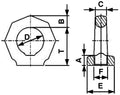 Lifting eye with hole RM RUD