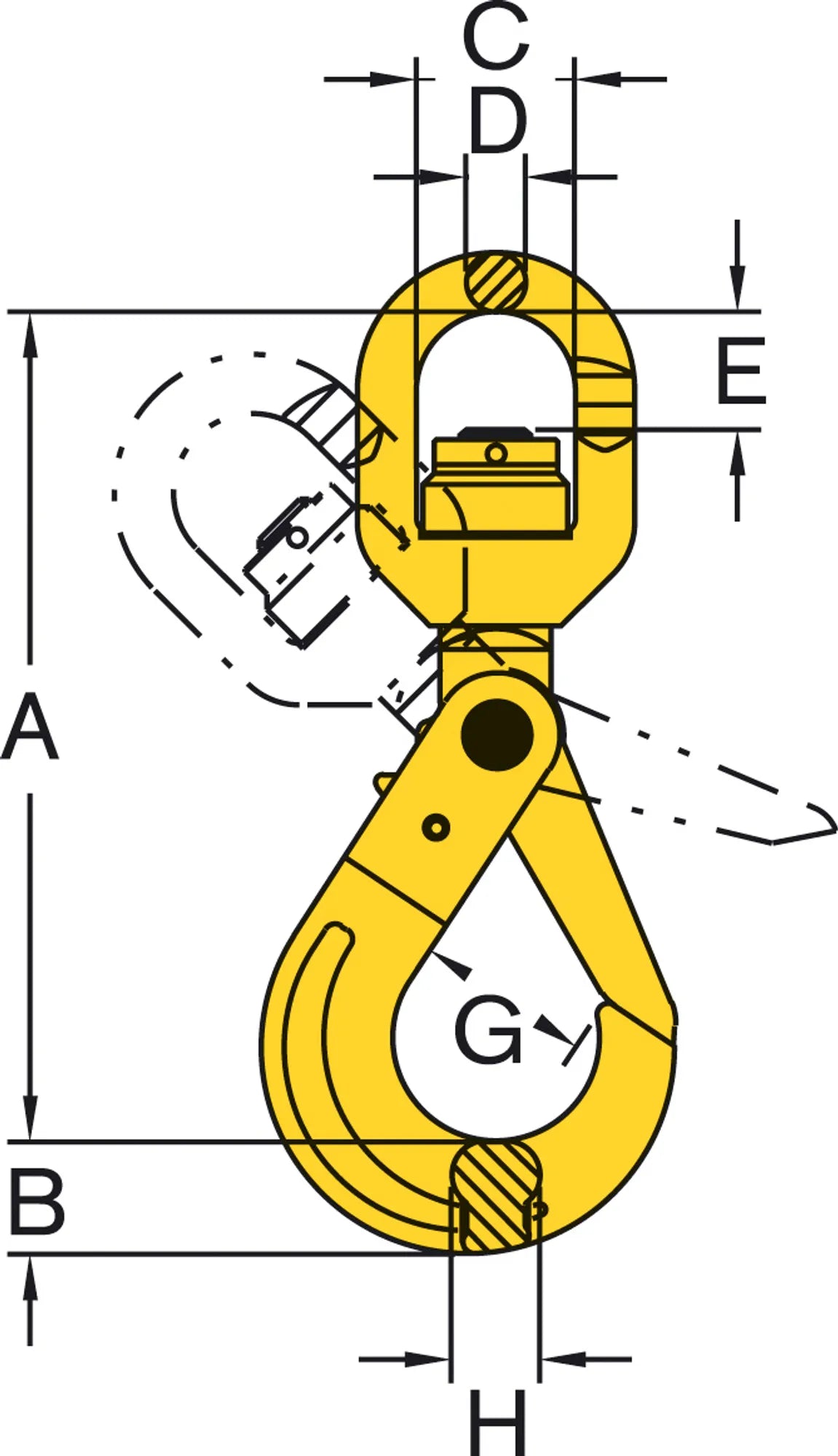 eye self locking hook playful Svero