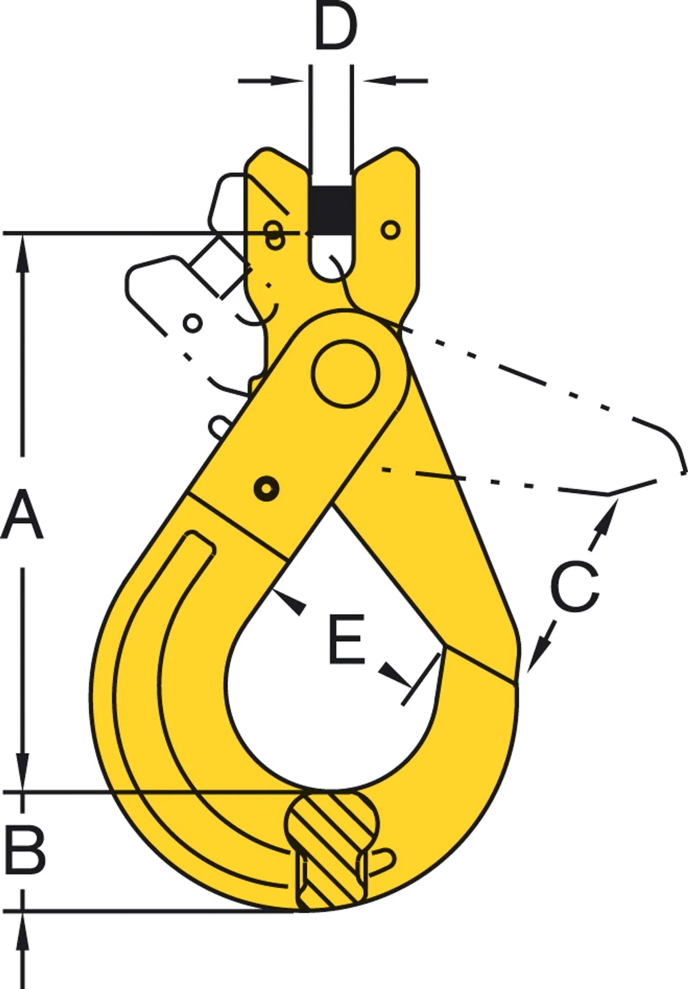 eye self locking hook Svero