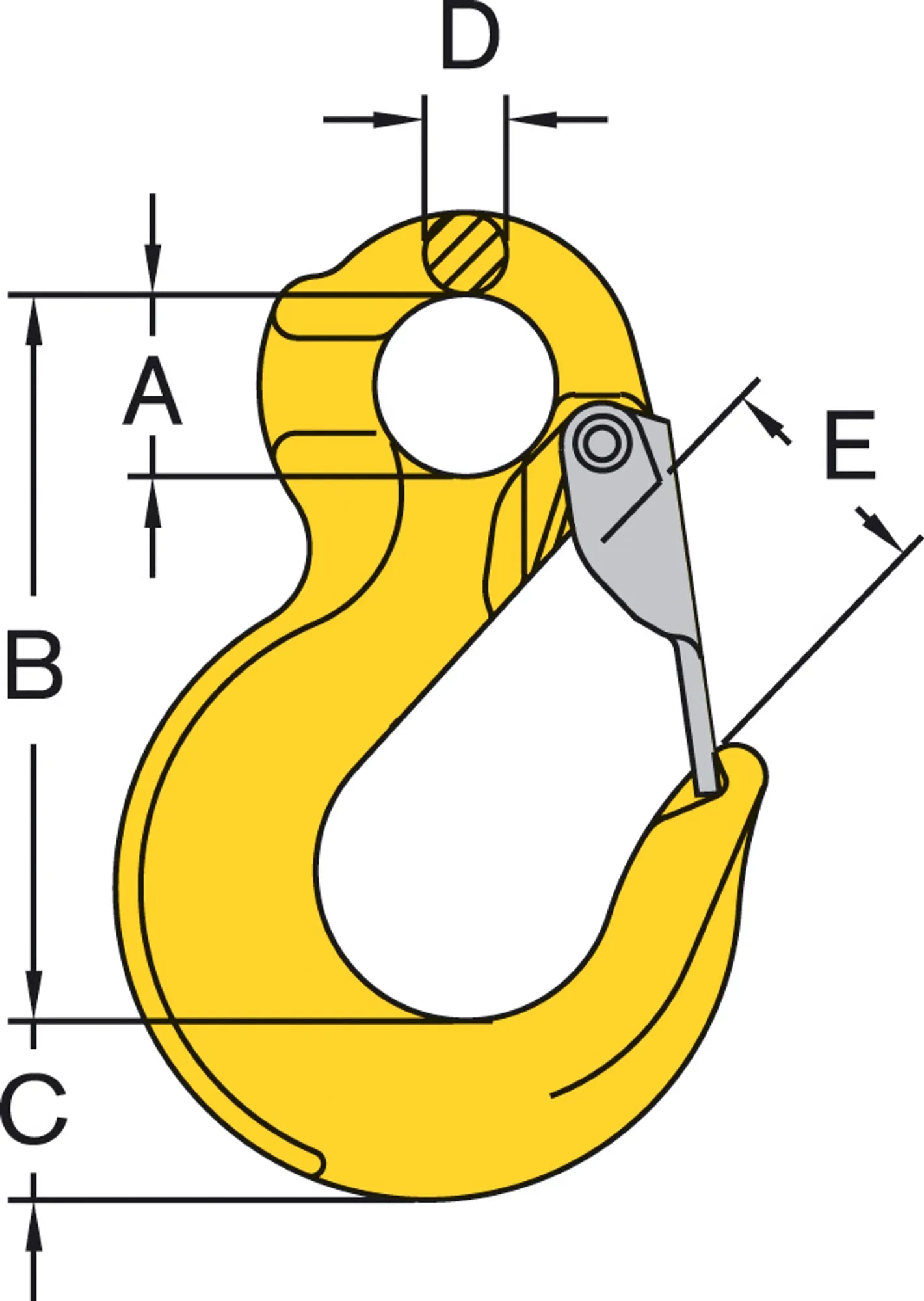 sling hook with latch Svero