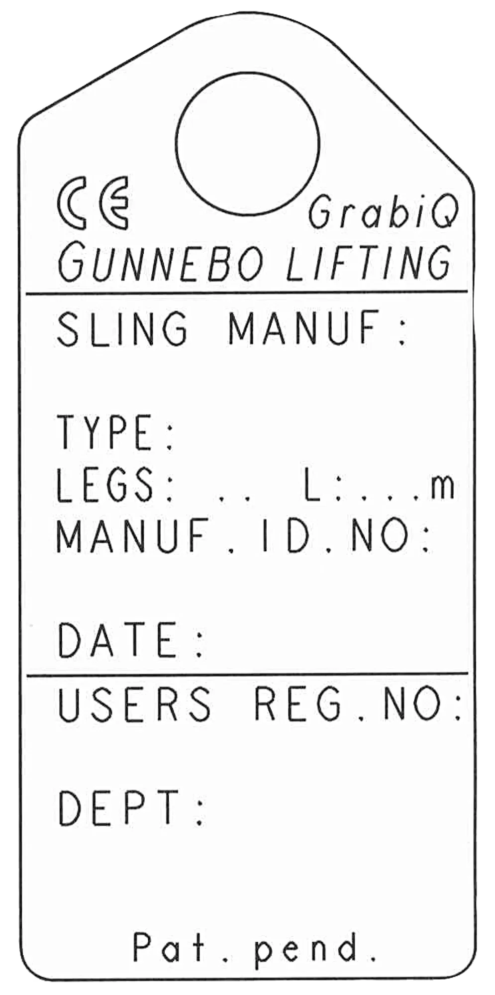 labelling tray in stainless steel Gunnebo Industrier