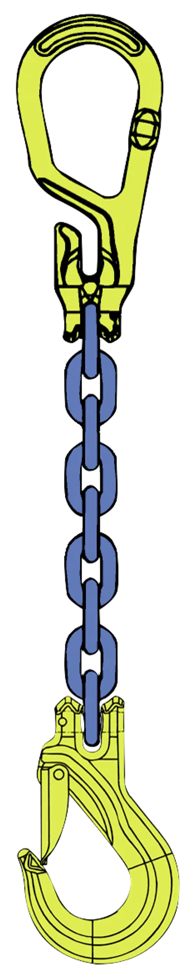 Lifting chain class 10 1-part Hook type EGKN Gunnebo Industrier