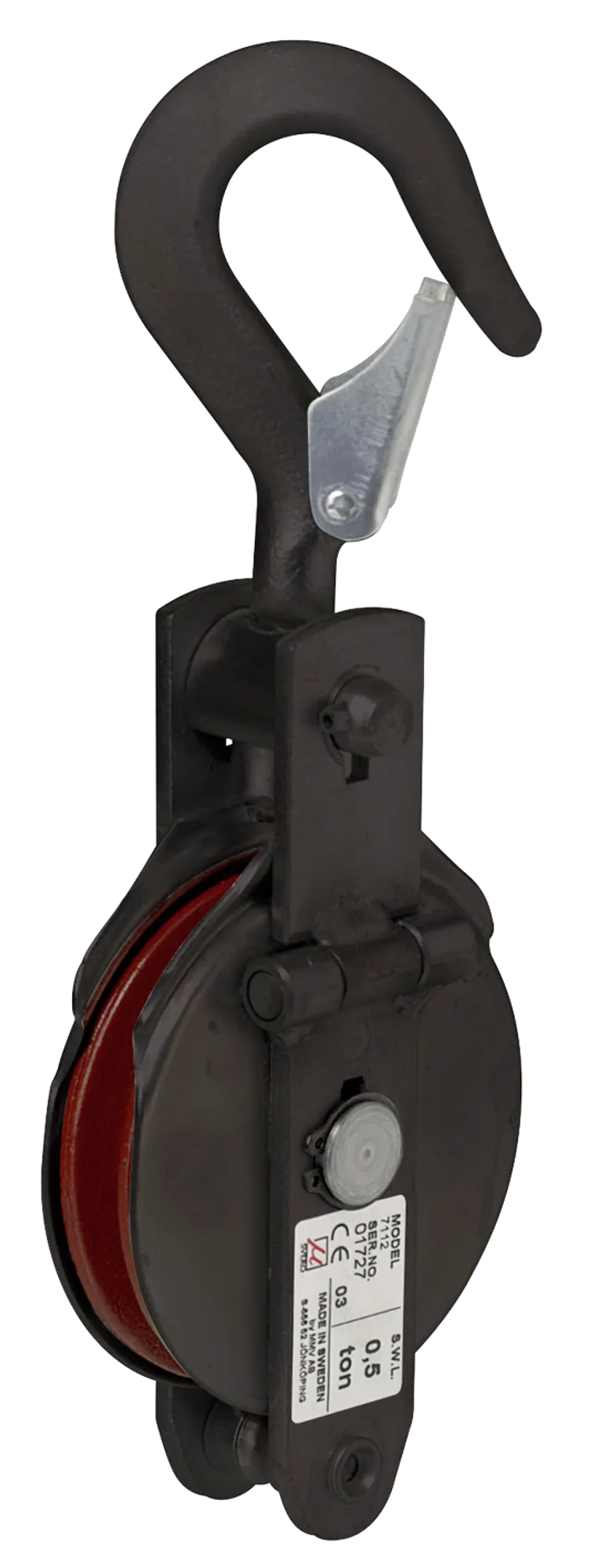 snatch block for steel wire Svero