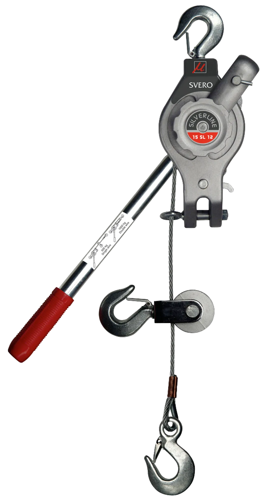 lever hoist with steel wire Svero