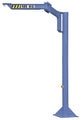 Gigant Pillar jib crane PFA folding arm