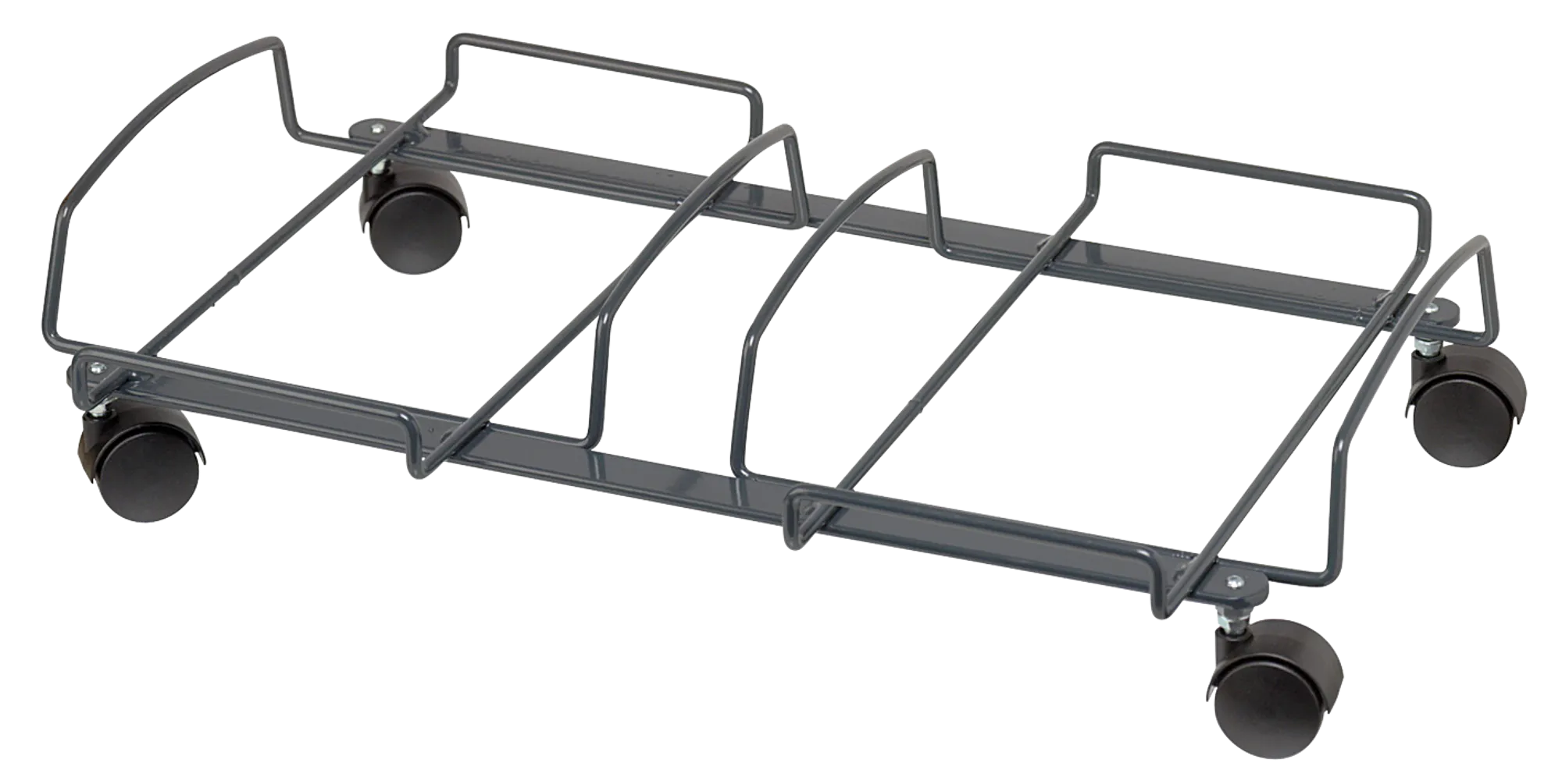 Trolley for recycling containers