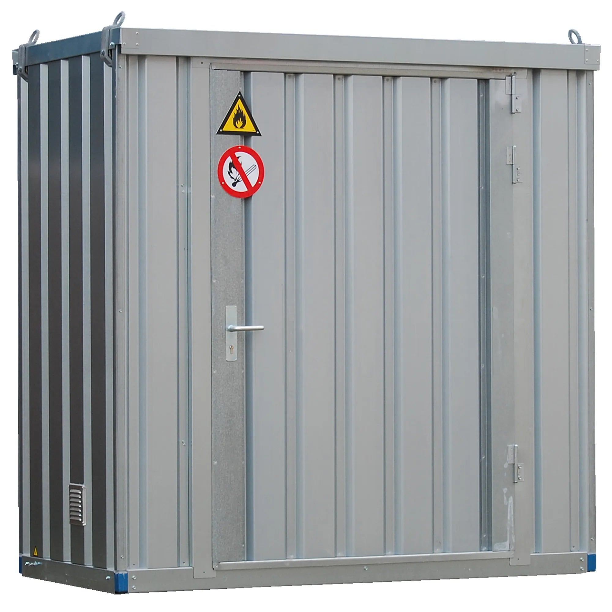 Fire rated gas containers