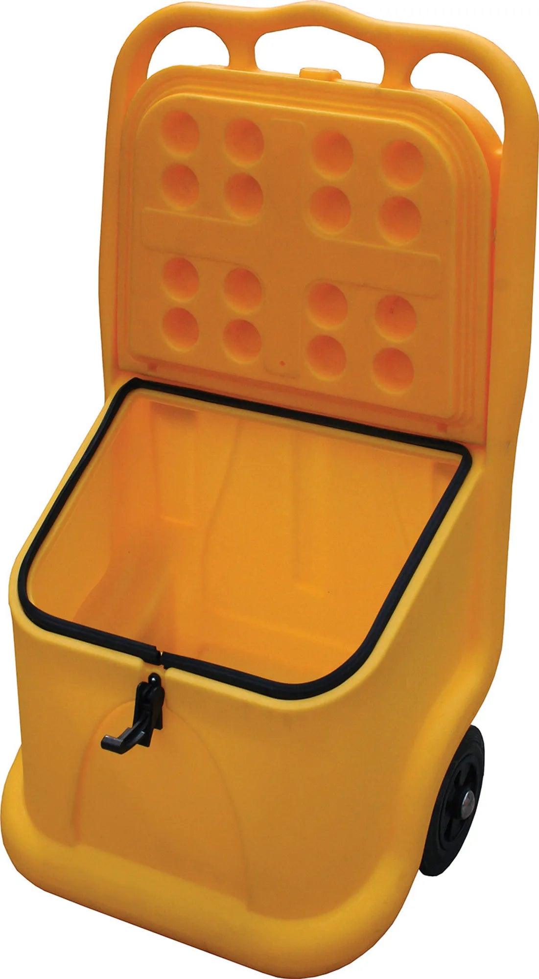 Storage trolley with lock