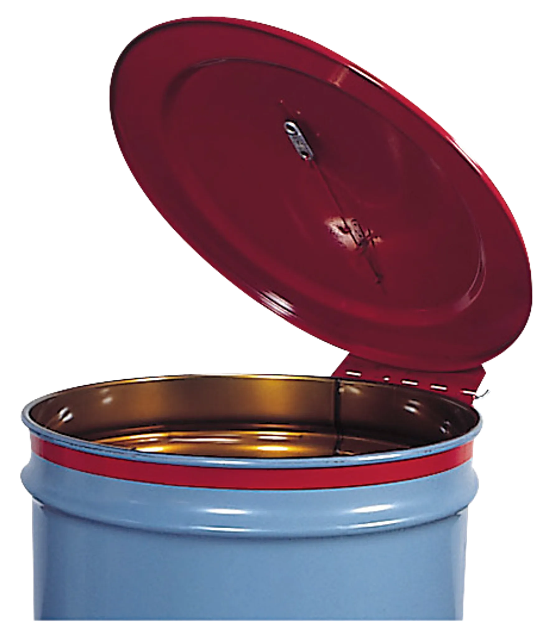 Barrel lid of sheet metal