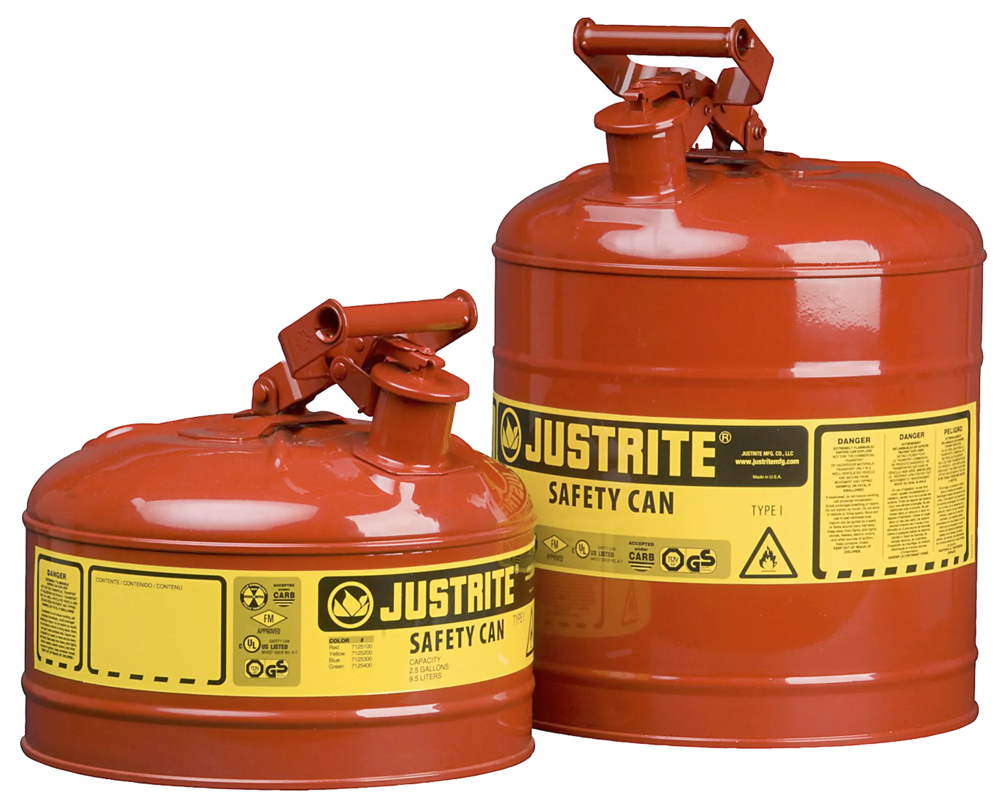 Safety can in sheet metal