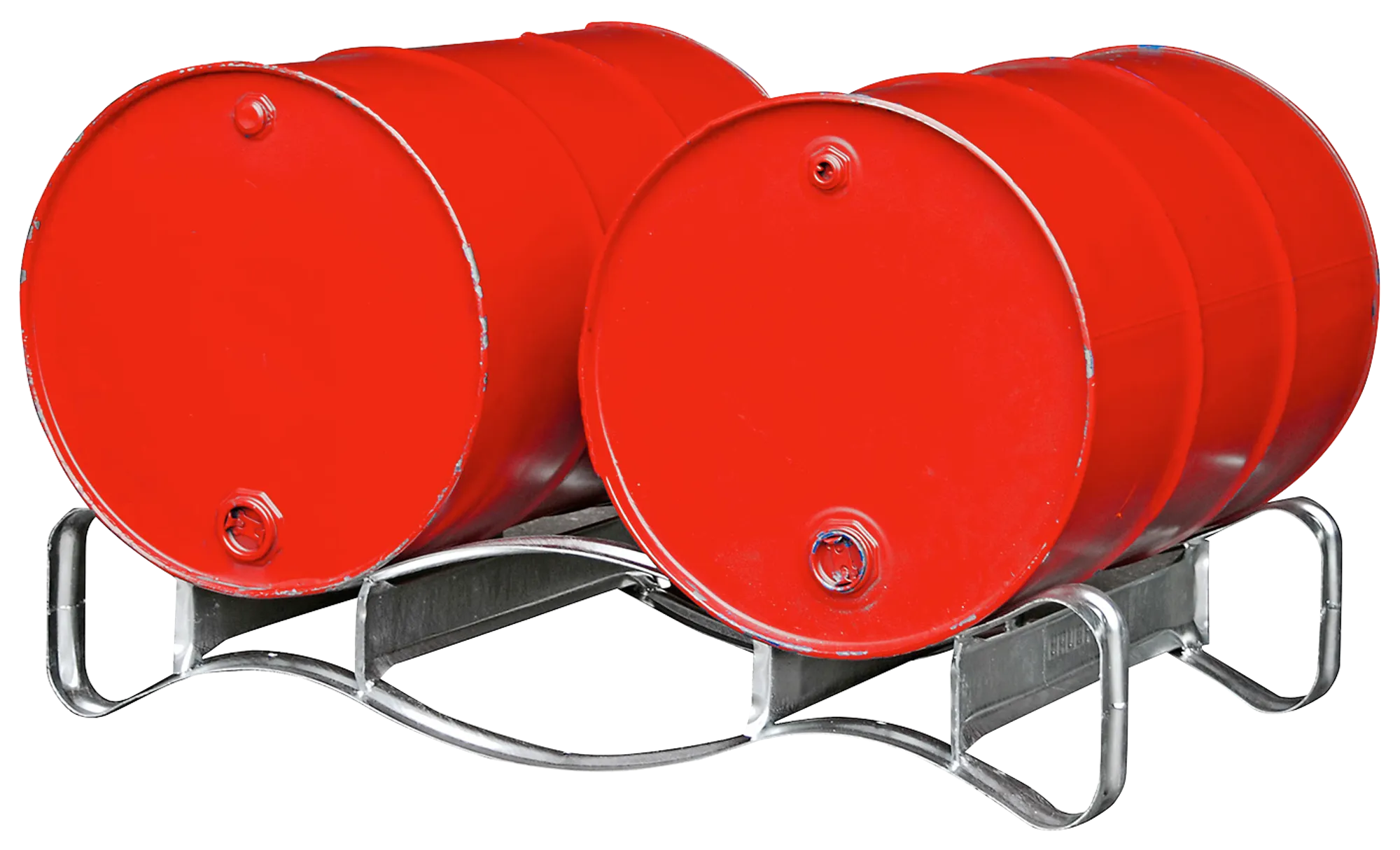 drum cradle low galvanized