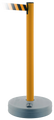 Barrier post for outdoor use