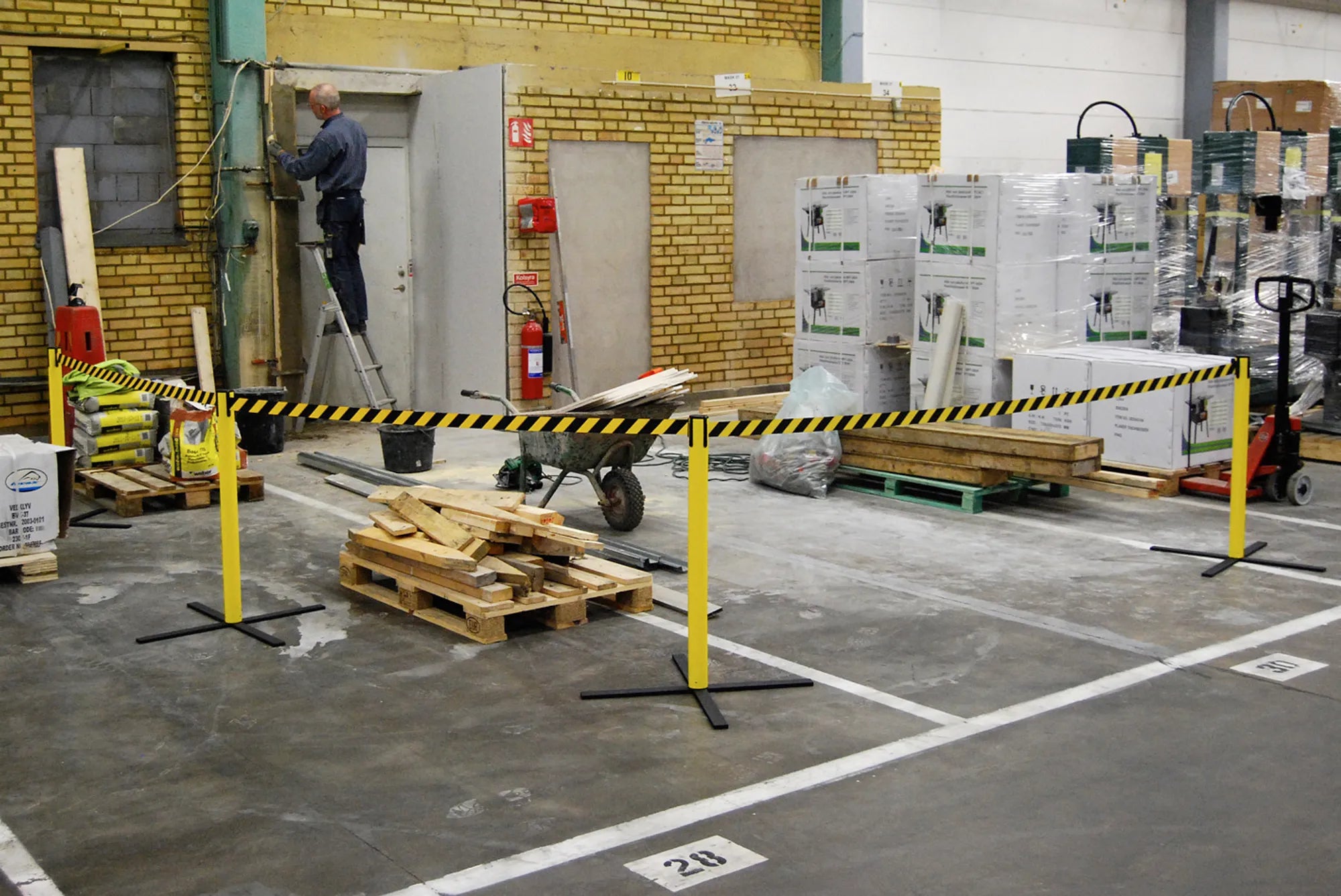 Barrier posts in sets