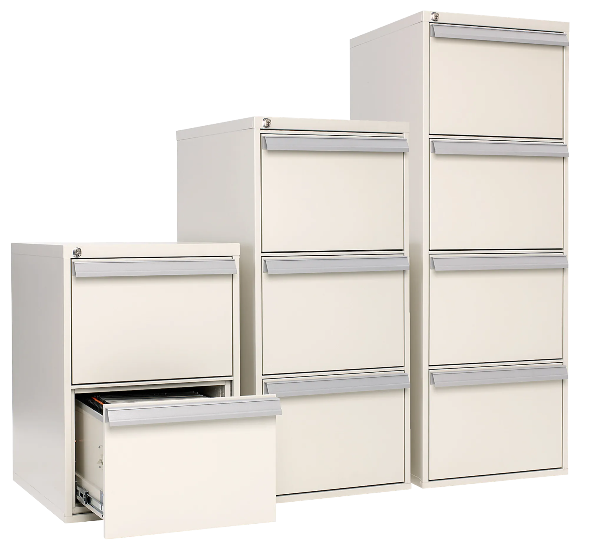 Fire rated suspension file cabinets