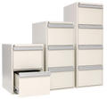 Fire rated suspension file cabinets