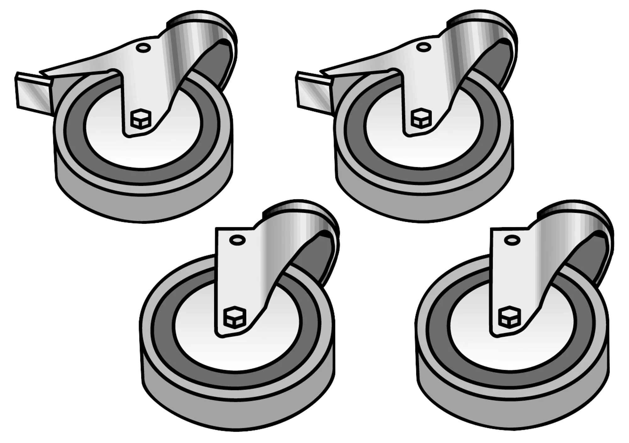 Gigant Flex wheel set and rash