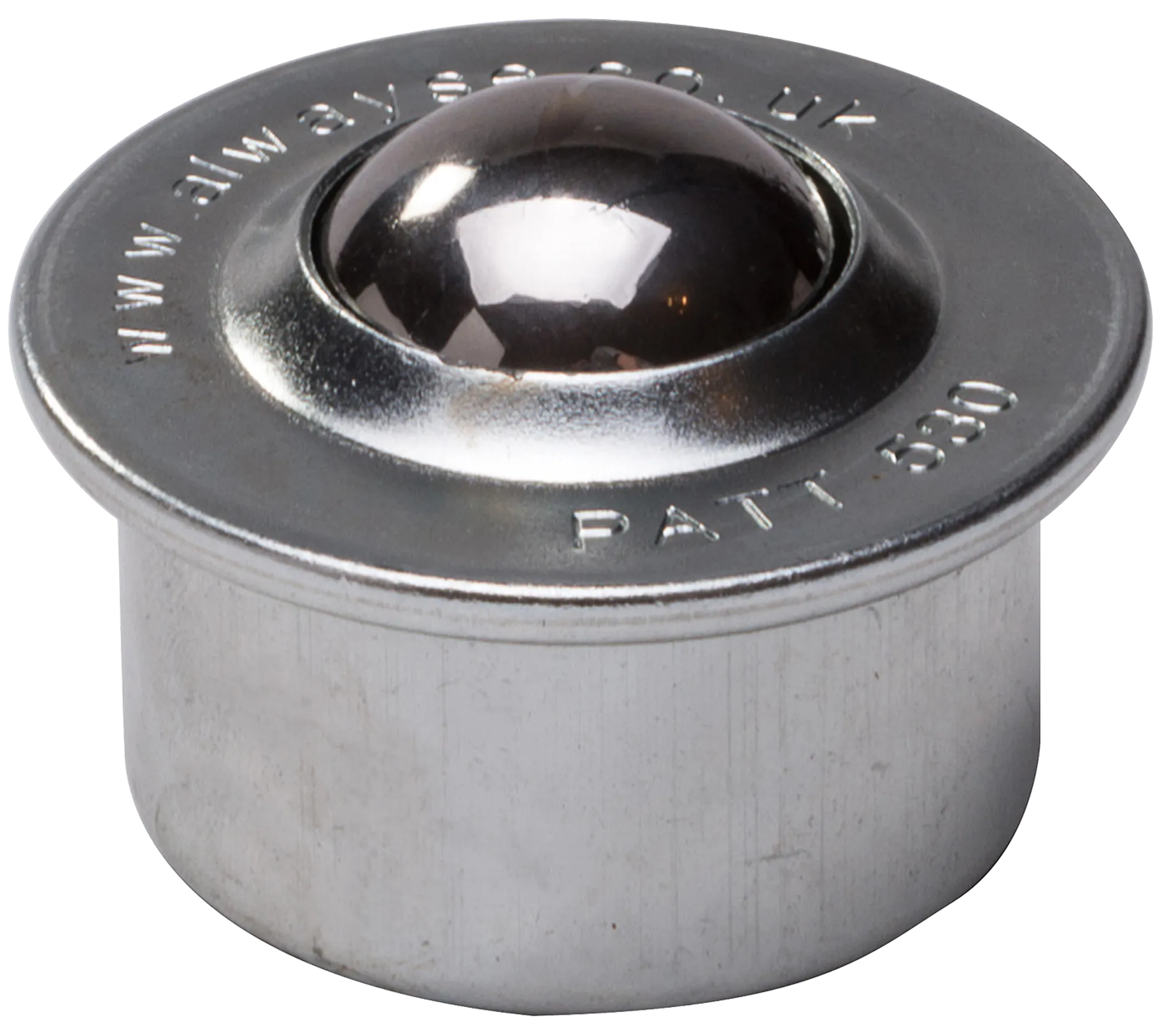 Ball roller hardened submerged pressed Swede-Wheel.