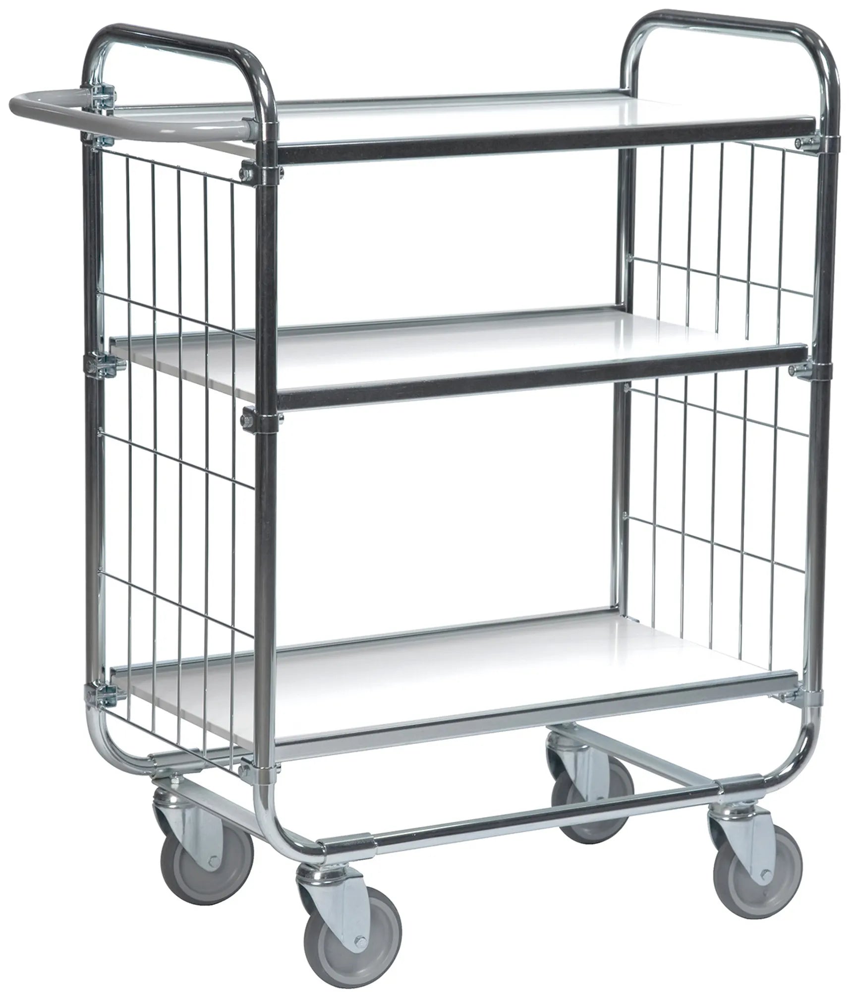 Shelf trolley max 250 kg load with 3 shelves KM
