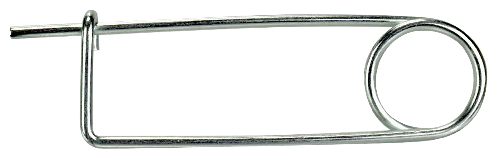 Galvanized safety pin