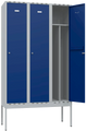 Gigant Lockers 500 compartment width 400 mm, 3 sections flat roof
