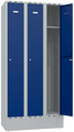 Gigant Lockers 500 compartment width 300 mm, 3 sections flat roof