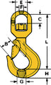 clevis hook with bar LKN Gunnebo Industrier