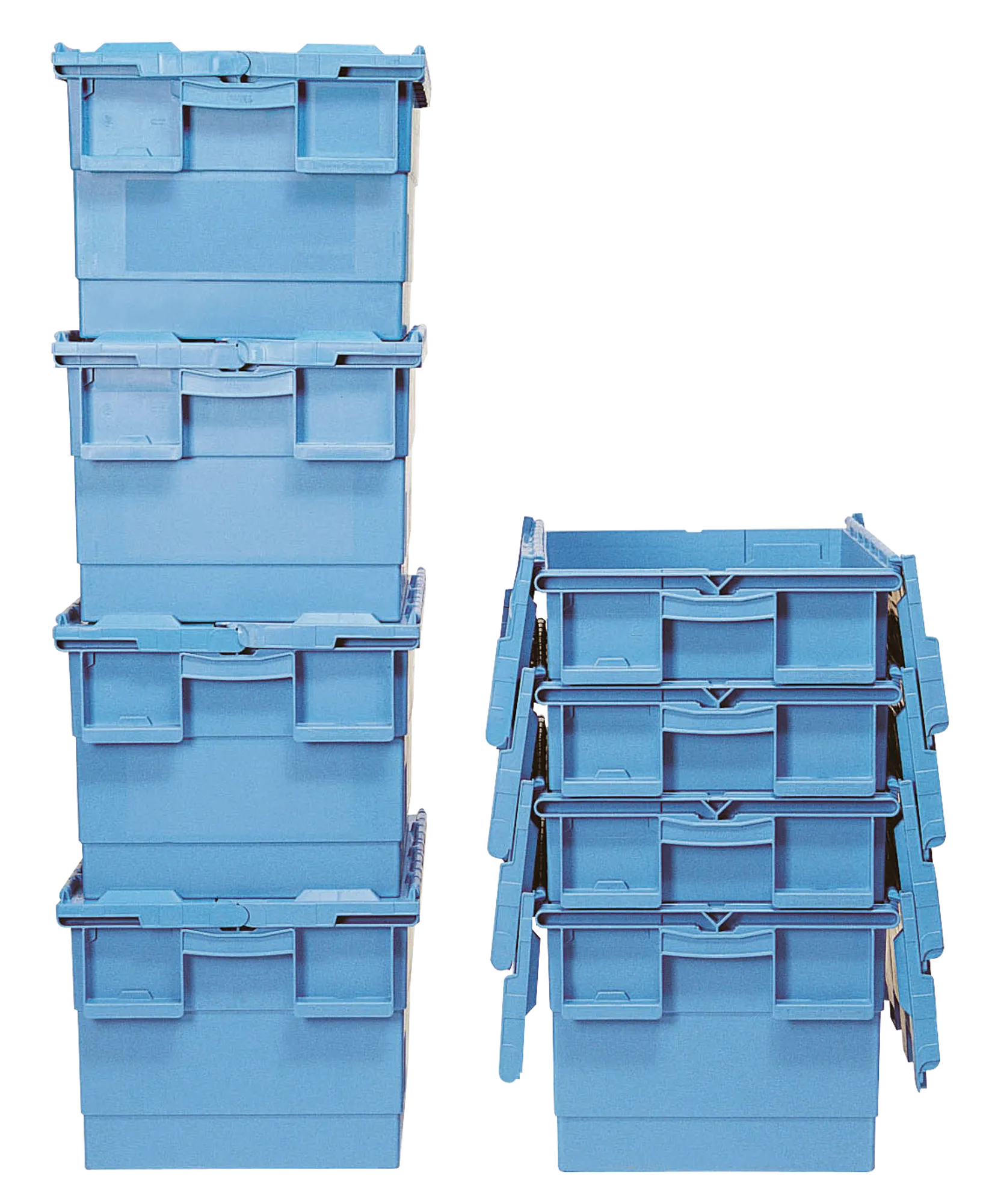 Transport box of PP blue Schoeller Allibert