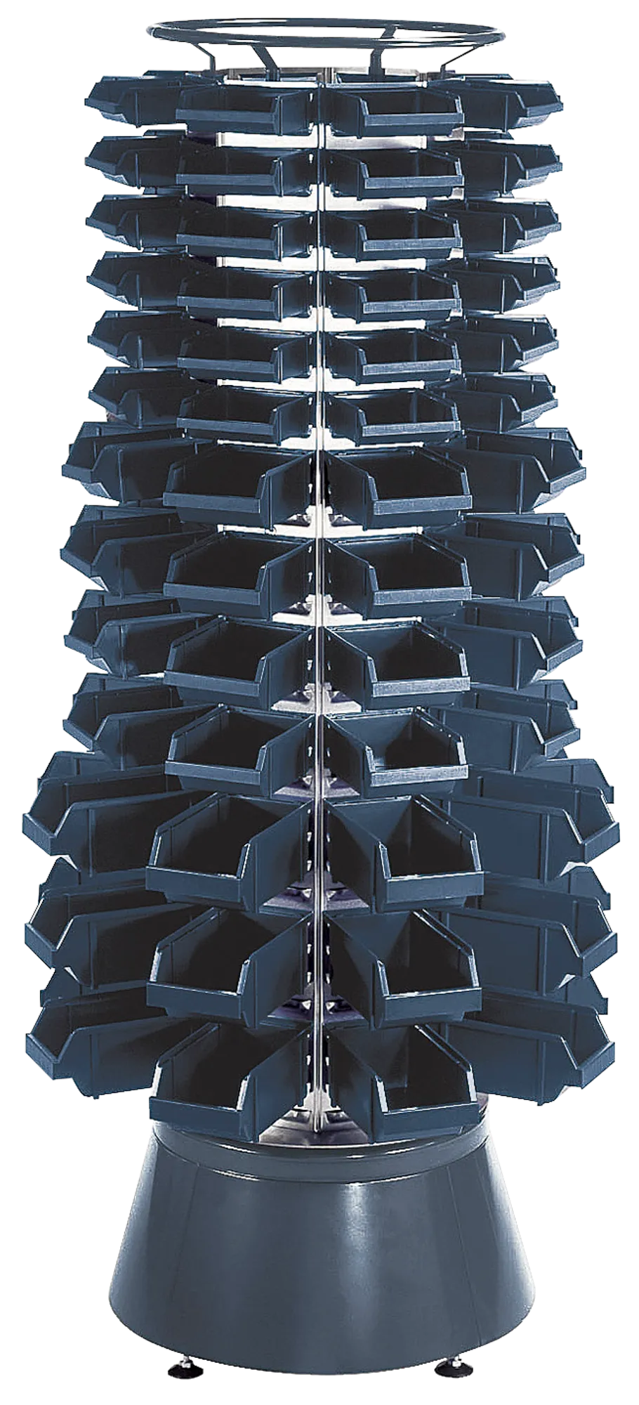 Floor carousel for modular bins Raaco