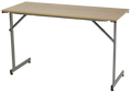 Folding conference table