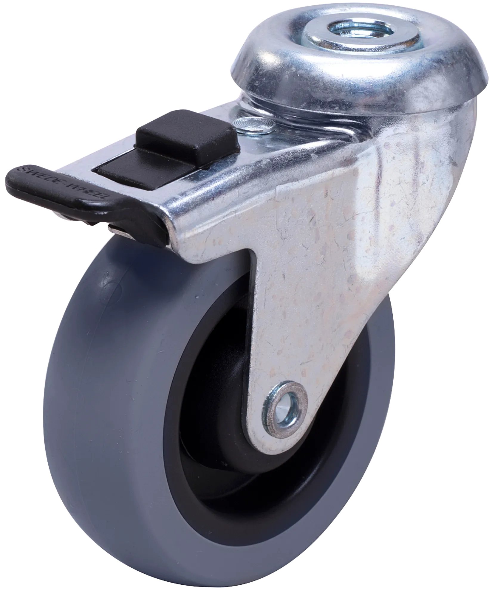 castor wheel A2O TPE-P gray rubber track Swede-Wheel