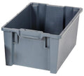 Tray, trolley and stackable dark gray Schoeller Allibert