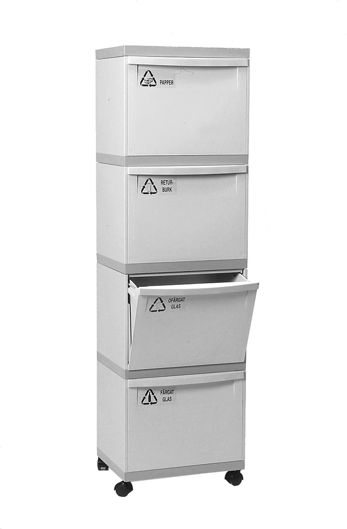 Recycling storage in plastic