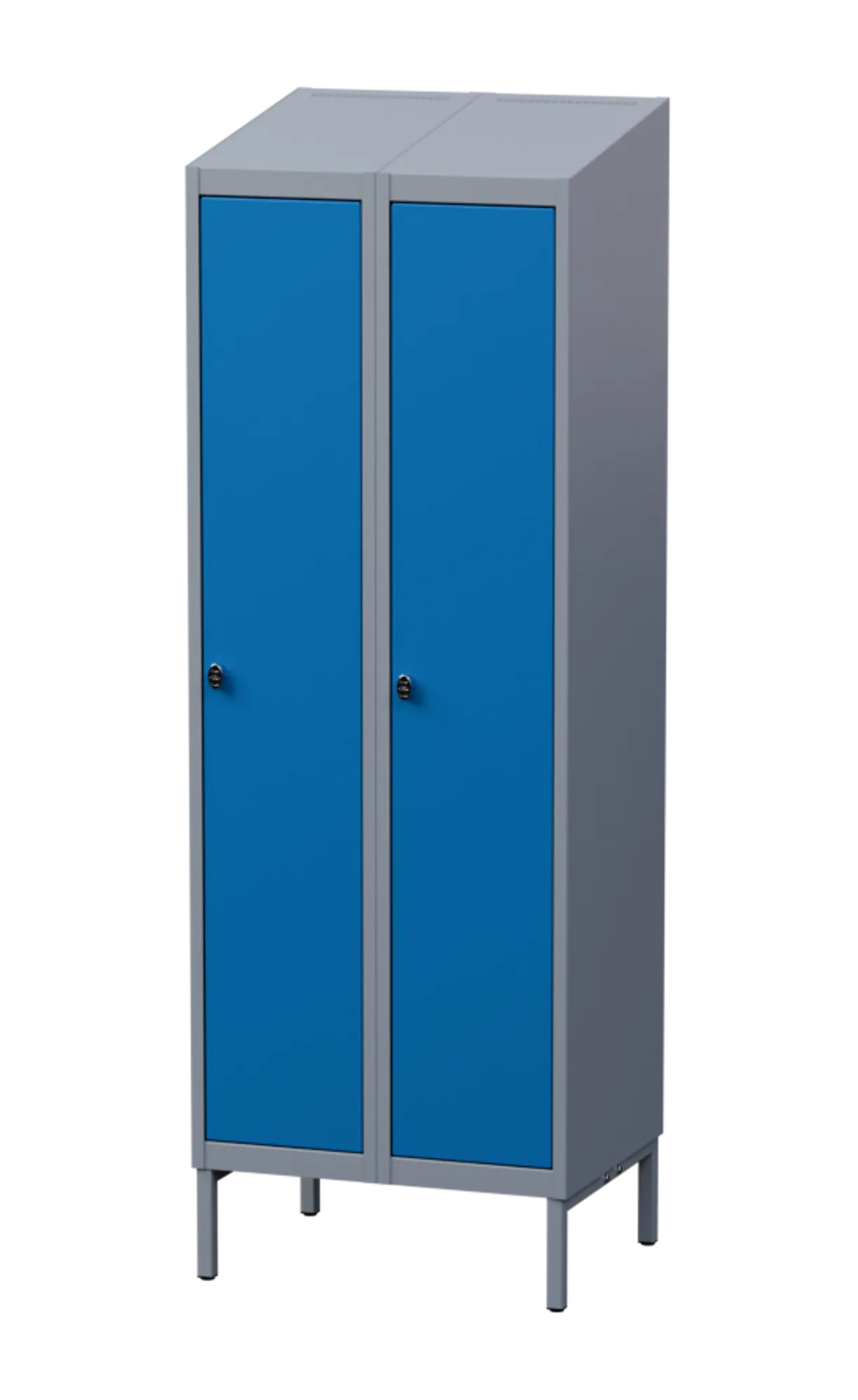 Gigant Lockers sloping roof, compartment width 300 mm, number of lockers 2.