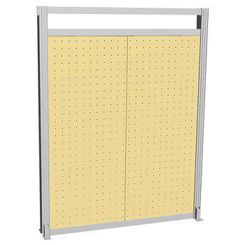 Gigant's Workplace walls offer flexible screening and partitioning of industrial spaces, with robust construction and the option of accessories such as Tool panels or sound absorbing panels.