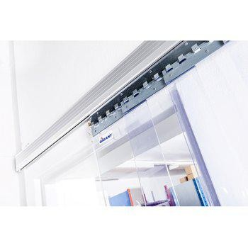 Gigant strip curtains allow effective screening without obstructing visibility - ideal for reducing draughts, dust and noise in industrial environments.
