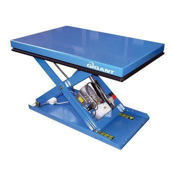 Scissor lift tables from Gigant - powerful Lift Tables with electric drive and stable scissor construction for ergonomic lifting in industrial environments