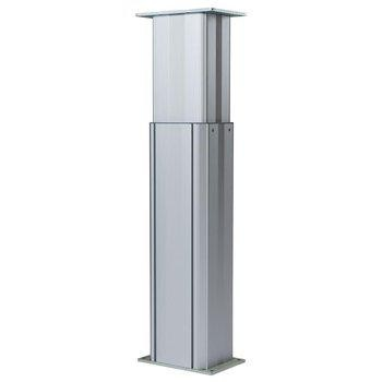 Lifting column for height adjustment of work table in industrial environments