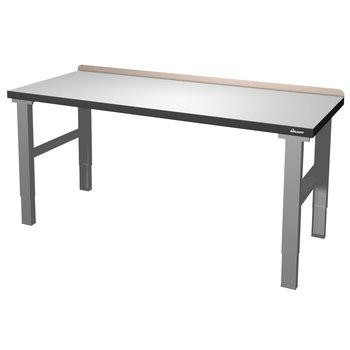 Gigant Stabile 750 - heavy duty work table with folding back and height adjustment for heavy industrial environments