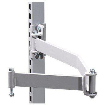 Gigant articulating arm - flexible holder for screens, lights or tools at workstations in industrial environments