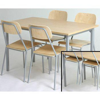Light and simple furniture for the coffee corner or dining room. Practical and stylish, easily wipeable Table tops in beech or birch laminate.