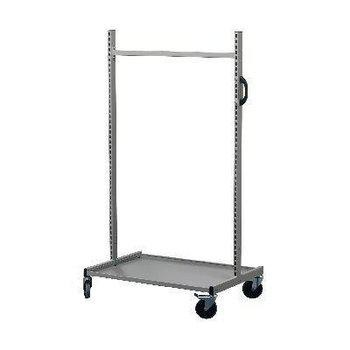 Gigant assembly trolley with wheels and perforated sides - flexible transportation solution for tools and components in industrial environments
