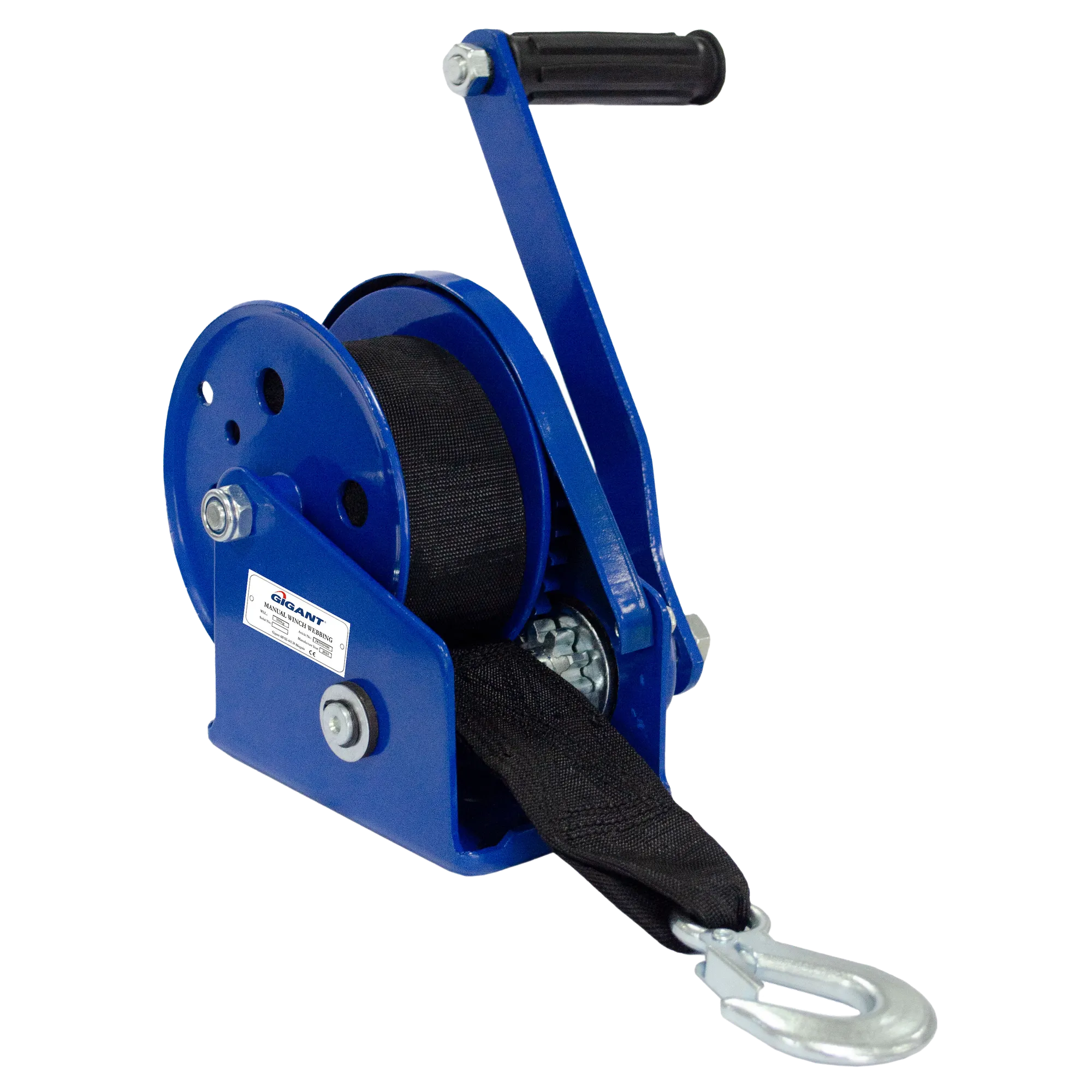 Hand winch with strap Gigant