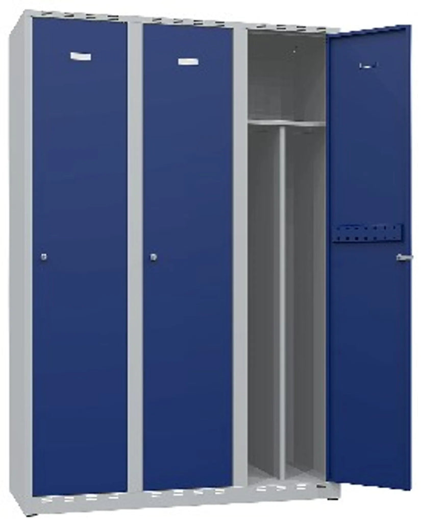 Gigant garderobe 550 rom bredde 400 mm, 2 seksjoner skråtak