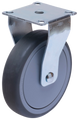 lenkehjul type AP TPE-B platebrakett grå gummibane Swede-Wheel