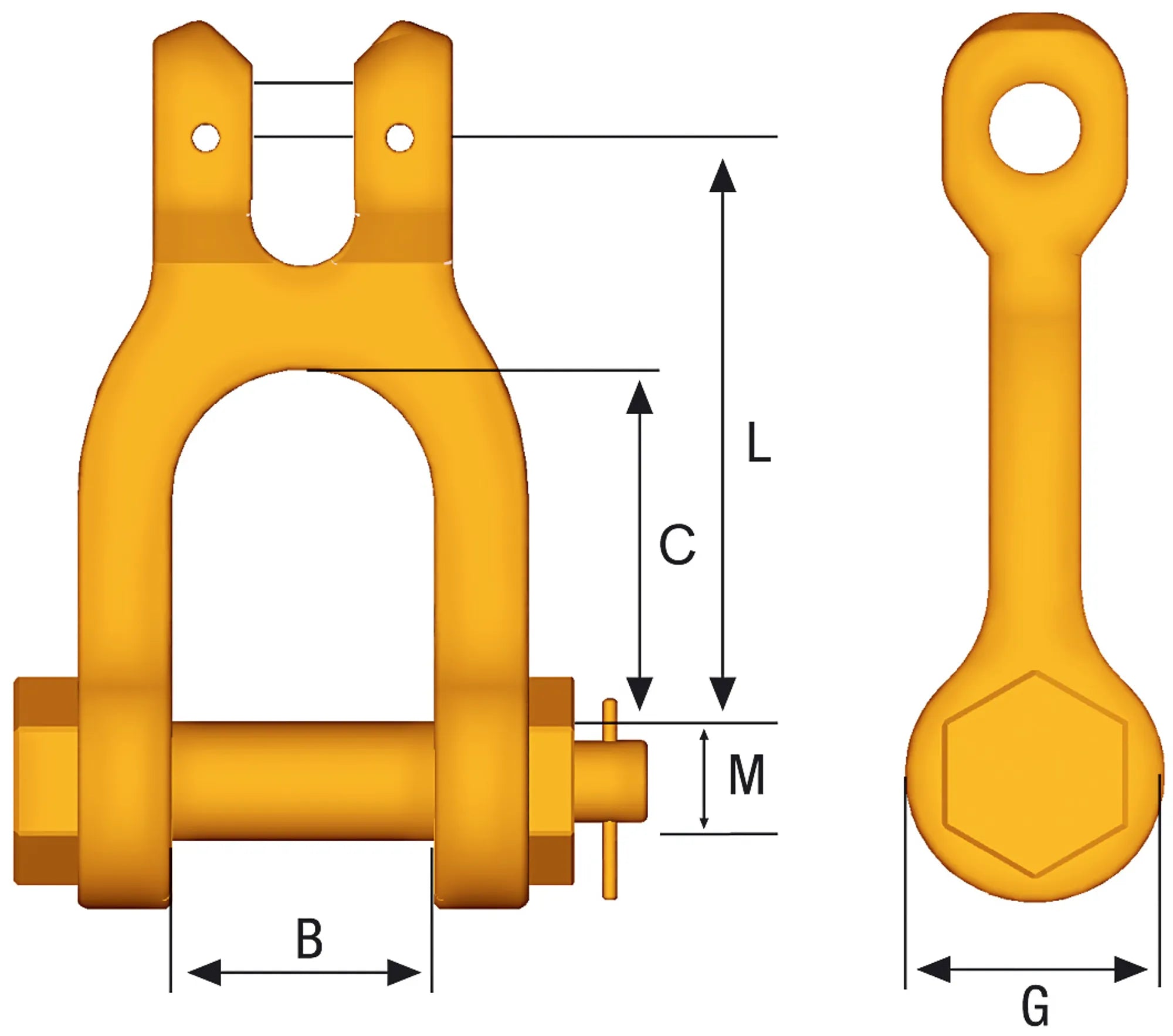 Gaffelbøyle type GSA Gunnebo Industrier