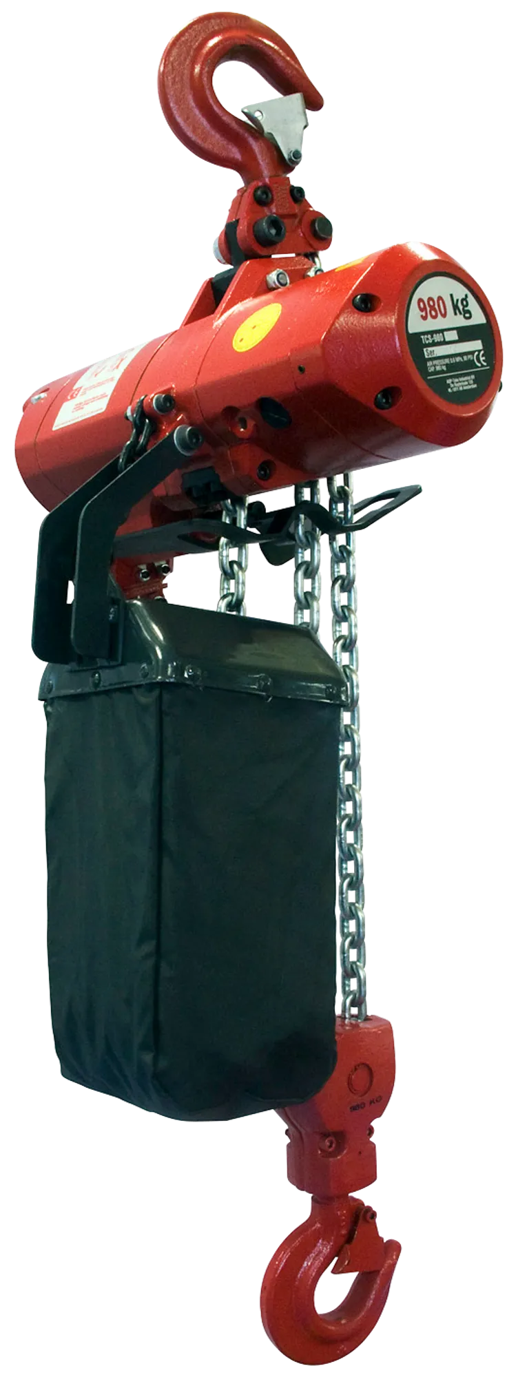 Lufttalje med aluminiumshus Red Rooster